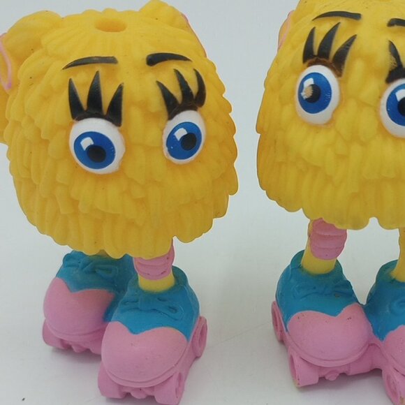 Vintage McDonalds Happy Meal - 1989 Fry Guys Collectibles - Fry Girl - Lot of 2 - Picture 5 of 11